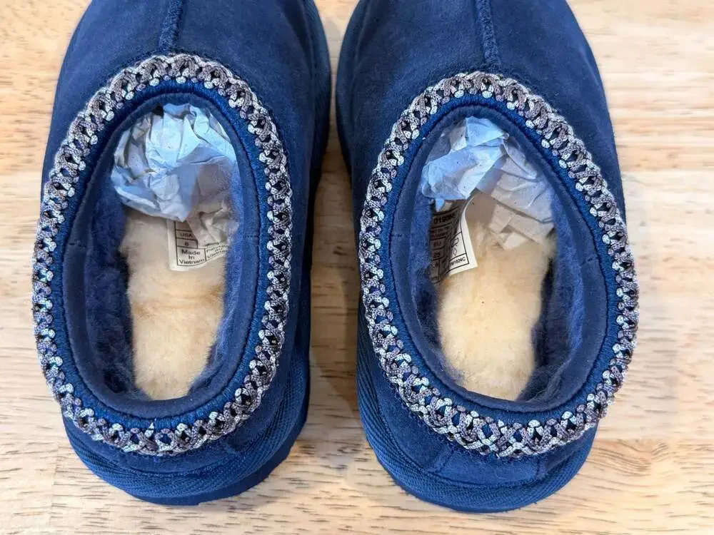 UGG Toddlers Tasman II Slippers New Navy 1019066T Size 8